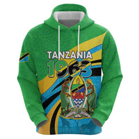 Personalized Tanzania 1963 Zip Hoodie Happy Independence Day - Wonder Print Shop