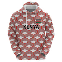 Personalized Kenya Athletics White Jersey Hoodie - Wonder Print Shop