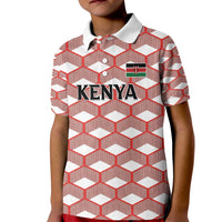 Personalized Kenya Athletics White Jersey Kid Polo Shirt - Wonder Print Shop