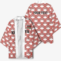 Personalized Kenya Athletics White Jersey Kimono - Wonder Print Shop