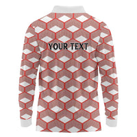 Personalized Kenya Athletics White Jersey Long Sleeve Polo Shirt - Wonder Print Shop