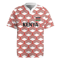 Personalized Kenya Athletics White Jersey Rugby Jersey - Wonder Print Shop