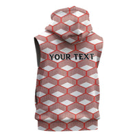 Personalized Kenya Athletics White Jersey Sleeveless Zip Hoodie - Wonder Print Shop