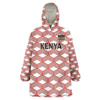 Personalized Kenya Athletics White Jersey Wearable Blanket Hoodie - Wonder Print Shop