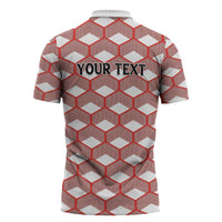 Personalized Kenya Athletics White Jersey Zipper Polo Shirt - Wonder Print Shop