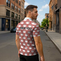 Personalized Kenya Athletics White Jersey Zipper Polo Shirt - Wonder Print Shop