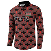 Personalized Kenya Athletics Black Jersey Button Sweatshirt - Wonder Print Shop