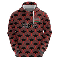 Personalized Kenya Athletics Black Jersey Hoodie - Wonder Print Shop
