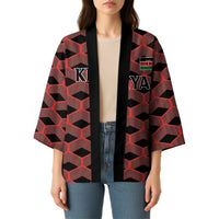 Personalized Kenya Athletics Black Jersey Kimono - Wonder Print Shop