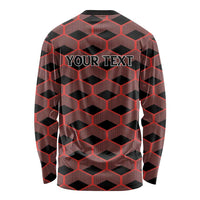 Personalized Kenya Athletics Black Jersey Long Sleeve Shirt - Wonder Print Shop