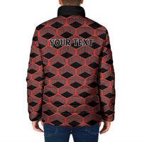 Personalized Kenya Athletics Black Jersey Padded Jacket - Wonder Print Shop