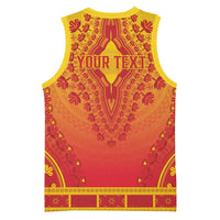 Personalized Benin African Dashiki Basketball Jersey - Wonder Print Shop