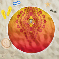 Benin African Dashiki Beach Blanket - Wonder Print Shop