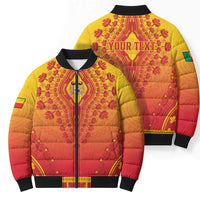 Personalized Benin African Dashiki Bomber Puffer Jacket - Wonder Print Shop