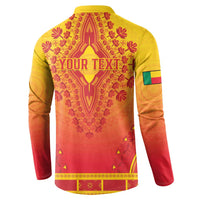 Personalized Benin African Dashiki Button Sweatshirt - Wonder Print Shop