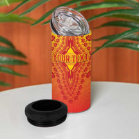 Personalized Benin African Dashiki 4 in 1 Can Cooler Tumbler - Wonder Print Shop