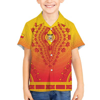 Personalized Benin African Dashiki Family Matching Puletasi and Hawaiian Shirt - Wonder Print Shop