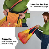 Benin African Dashiki Grocery Bag - Wonder Print Shop