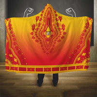 Benin African Dashiki Hooded Blanket - Wonder Print Shop