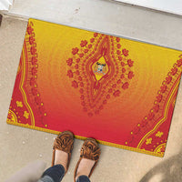 Benin African Dashiki Rubber Doormat - Wonder Print Shop