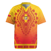 Personalized Benin African Dashiki Rugby Jersey - Wonder Print Shop