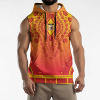 Personalized Benin African Dashiki Sleeveless Hoodie - Wonder Print Shop