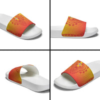 Benin African Dashiki Slide Sandals - Wonder Print Shop