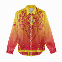 Personalized Benin African Dashiki Women Casual Shirt - Wonder Print Shop