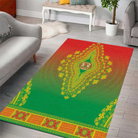 Burkina Faso African Dashiki Area Rug - Wonder Print Shop