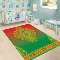 Burkina Faso African Dashiki Area Rug - Wonder Print Shop