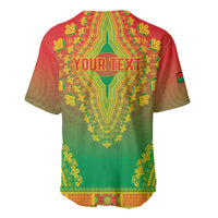 Personalized Burkina Faso African Dashiki Baseball Jersey - Wonder Print Shop
