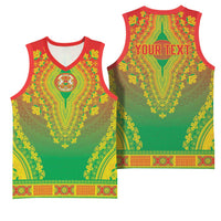 Personalized Burkina Faso African Dashiki Basketball Jersey - Wonder Print Shop
