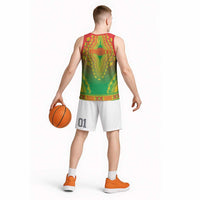 Personalized Burkina Faso African Dashiki Basketball Jersey - Wonder Print Shop