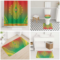 Burkina Faso African Dashiki Bathroom Set - Wonder Print Shop