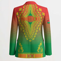 Personalized Burkina Faso African Dashiki Blazer - Wonder Print Shop