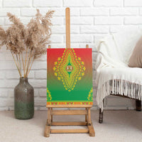 Burkina Faso African Dashiki Canvas Wall Art - Wonder Print Shop
