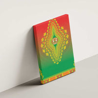 Burkina Faso African Dashiki Canvas Wall Art - Wonder Print Shop