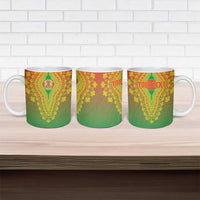 Personalized Burkina Faso African Dashiki Ceramic Mug - Wonder Print Shop