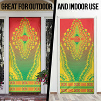 Personalized Burkina Faso African Dashiki Door Cover - Wonder Print Shop