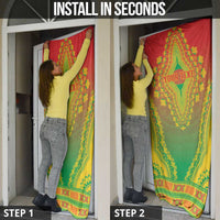 Personalized Burkina Faso African Dashiki Door Cover - Wonder Print Shop