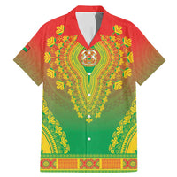Personalized Burkina Faso African Dashiki Family Matching Mermaid Dress and Hawaiian Shirt - Wonder Print Shop