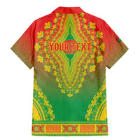 Personalized Burkina Faso African Dashiki Family Matching Mermaid Dress and Hawaiian Shirt - Wonder Print Shop