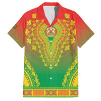 Personalized Burkina Faso African Dashiki Family Matching Off Shoulder Short Dress and Hawaiian Shirt - Wonder Print Shop