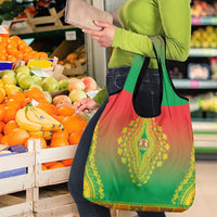 Burkina Faso African Dashiki Grocery Bag - Wonder Print Shop