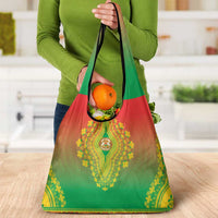 Burkina Faso African Dashiki Grocery Bag - Wonder Print Shop