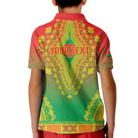 Personalized Burkina Faso African Dashiki Kid Polo Shirt - Wonder Print Shop
