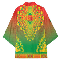 Personalized Burkina Faso African Dashiki Kimono - Wonder Print Shop