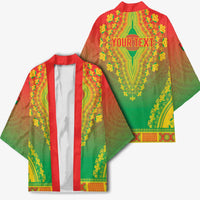 Personalized Burkina Faso African Dashiki Kimono - Wonder Print Shop
