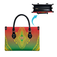 Burkina Faso African Dashiki Leather Bag - Wonder Print Shop