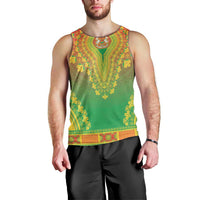 Personalized Burkina Faso African Dashiki Men Tank Top - Wonder Print Shop